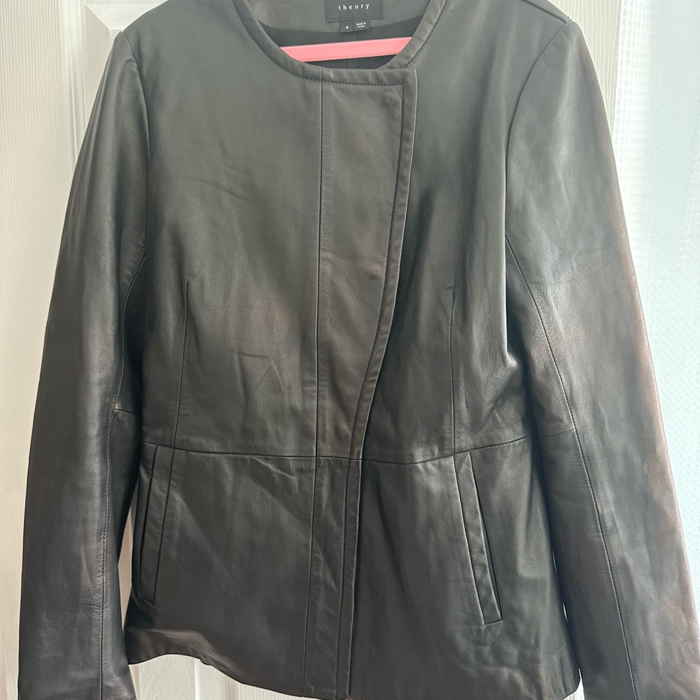 Theory leather jacket